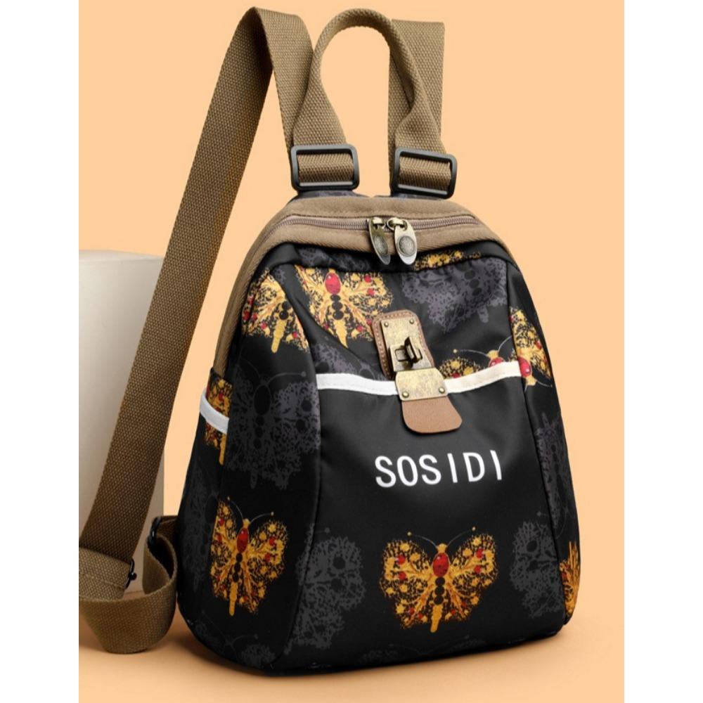 Zaino stampato alla moda nuovo zaino leggero zaino da viaggio scolastico multifunzionale di grande capacità