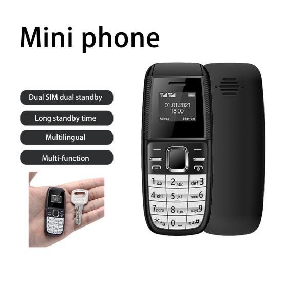 Mini BM200 Mini-Tastentelefon Dual-SIM Dual-Standby Ohne Kamera 0,66 Zoll