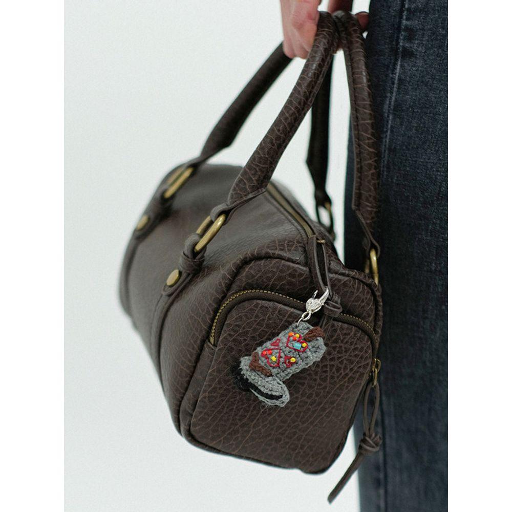 

oooho Western Cowboy Boots Key Ring - Vintage Gray Vintage Gray