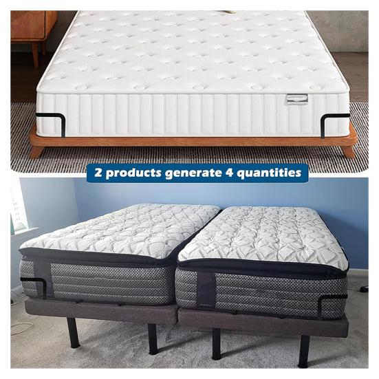 

2 шт./компл. металлические стабилизаторы для матраса, противоскользящий комплект, простые в установке стабилизаторы для поставки угловых матрасов Sets