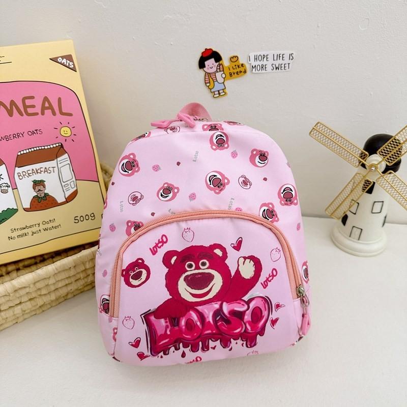 

Adorable Cartoon Nylon Kids Backpack For Preschoolers Breathable And Durable Lotso