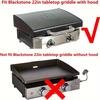 Kraftig utomhusgrillöverdrag, Passar Blackstone bordsgrill & campinggrillar, Perfekt för picknickgrillning