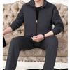 Mens Fashion Casual Sports Jogging Suit Tracksuits Sportswear Jackets + Pants 2 Pieces Sets  Men Outfits Gym Clothes