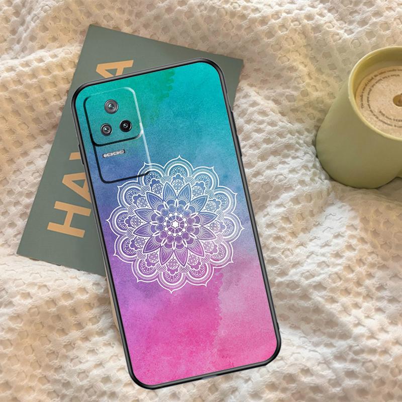 Flowers Mandala Floral Case For Xiaomi 15 Ultra 13 14 11T 12T 13T 14T Pro POCO X7 Pro F5 F6 M6 X3 X5 X6 Pro Cover