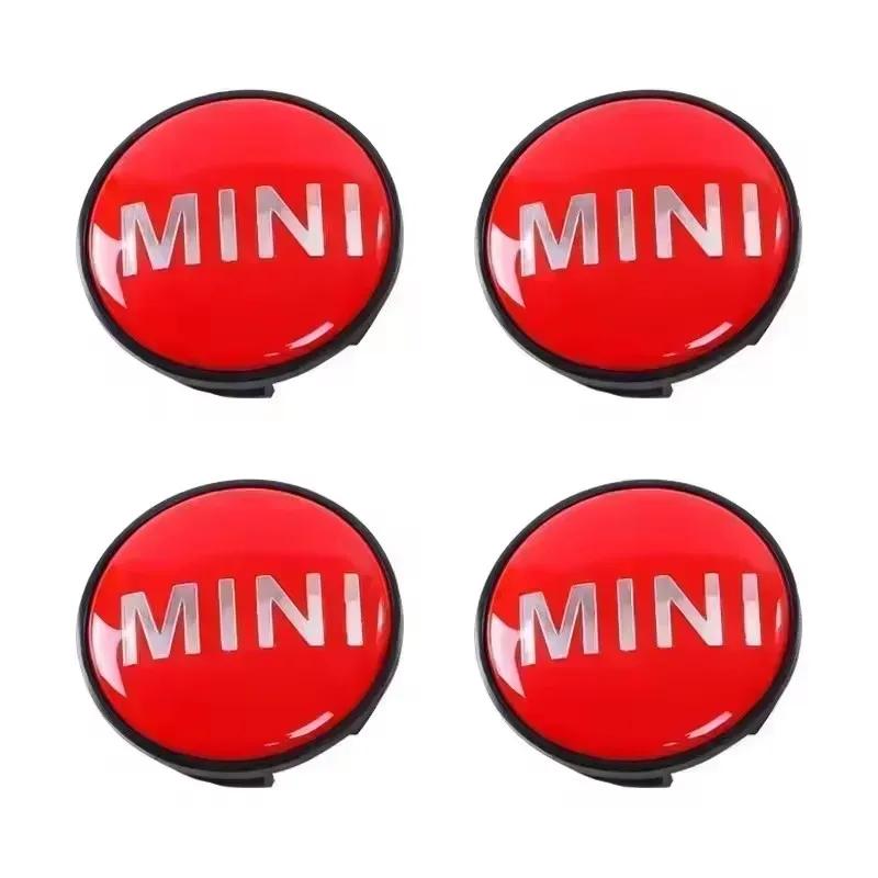 4pcs 54mm 56mm For Mini Cooper One S JCW R53 R55 R56 R57 R60 F55 F56 Car Wheel Center Hub Cap Badge Emblem Sticker