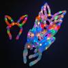 LED Lights Bunny Headwear Fashion LED Lights Headband Rabbit Ears Glow Hair Band  Children