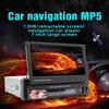9601G 1 Din 7 Inch Car Video Multimedia Car MP5 Radio Player with GPS and Map Support Rear View Camera