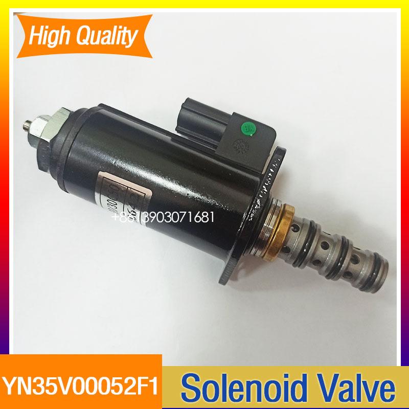 YN35V00052F1 KDRDE5K-31-30C50  Solenoid Valve for SK200-8 SK350-8 Excavator Pump Solenoid Valve