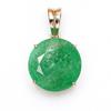 Green Emerald 925 Sterling Silver Natural Pendant 49 Ct Certified Gemstone