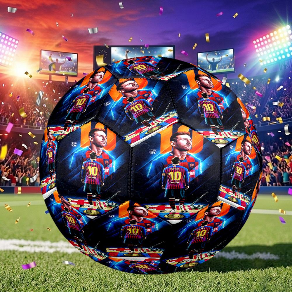 1pc Messis Legacy Soccer Ball Size 5, Machine-stitched, Suitable for Practice Matches/tournament Training for Sports, Lightweight and Durable. c70119