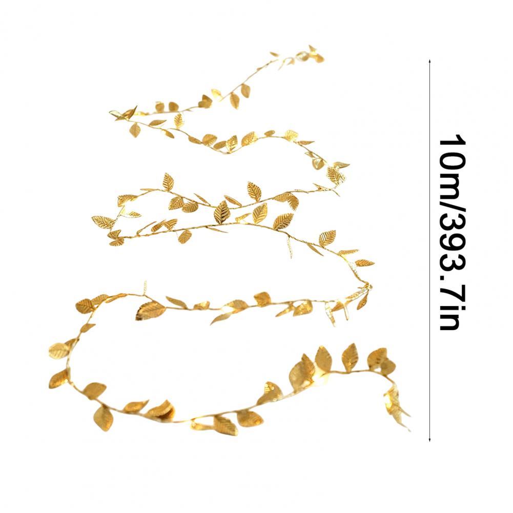 LED Ivy Leaf String Lights with Realistic Vines Decorative Fairy Lights Battery Powered Mood Lighting for Home Patio Decor