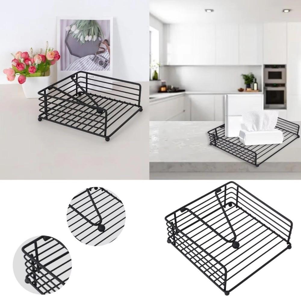 Square Design Napkin Holder Vertical Tissue Organizer Paper Napkin Organizer Dining Room