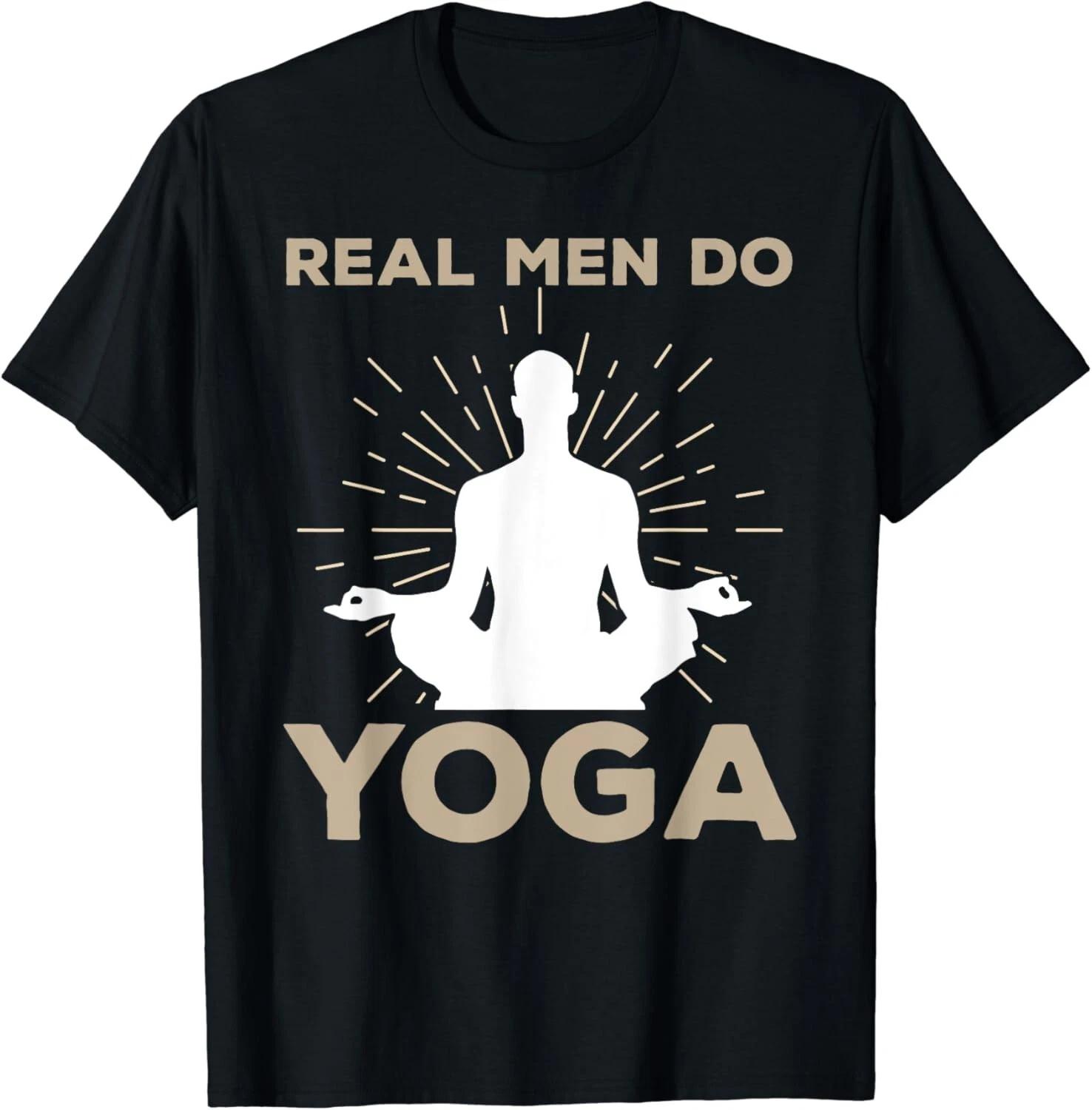 Funny Yoga Design For Men Boys Yoga Pose Meditation Lovers Gifts Unisex T-Shirt 4XL