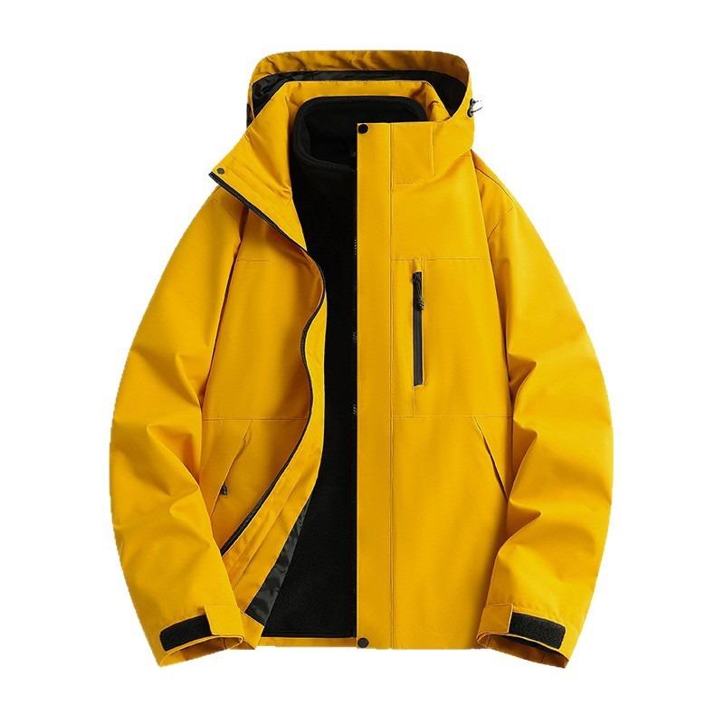 Bo Three-in-one Jacket Men's and Women's Fleece Liner Windproof and Waterproof Outdoor Tibet Mountaineering Jacket