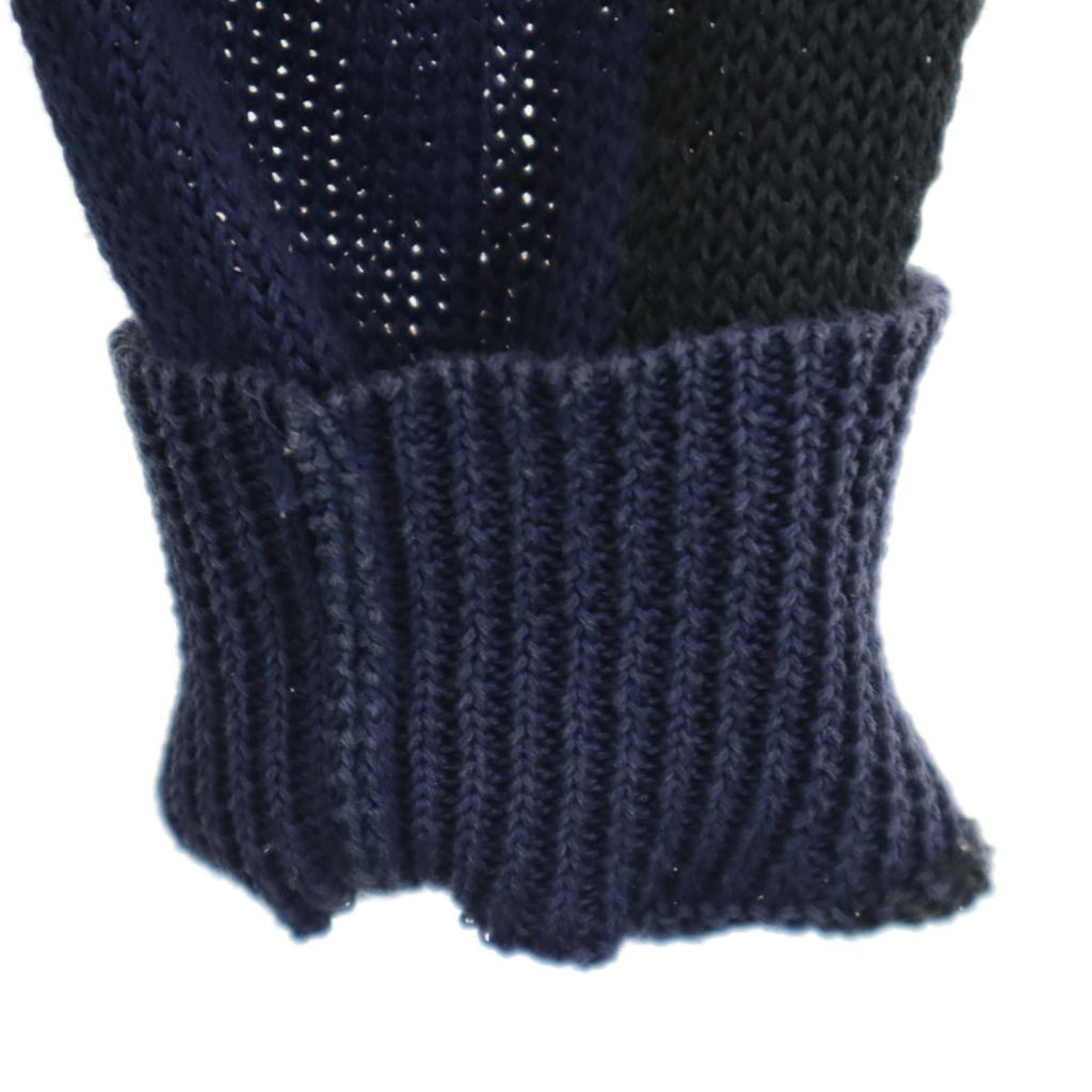Pringle Argyle Langarm V-Ausschnitt Strick-Cardigan 38 Marine Herren Gebraucht