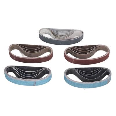 30PCS Sanding Belts Assortment Knife Sharpener Sandpaper Belt Set 80 120 240 400 800 1000 Grit 1 2in 12in