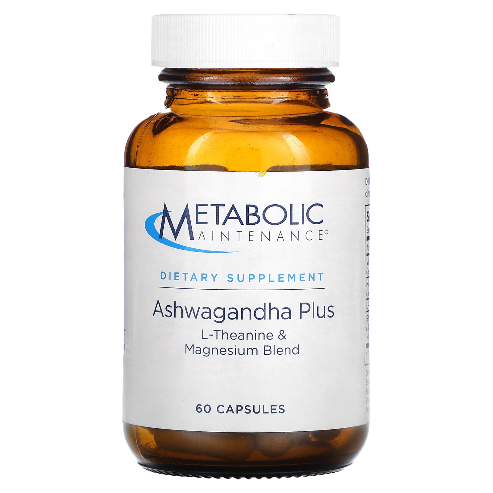 

Ashwagandha Plus, L-Theanine & Magnesium Blend, 60 Capsules