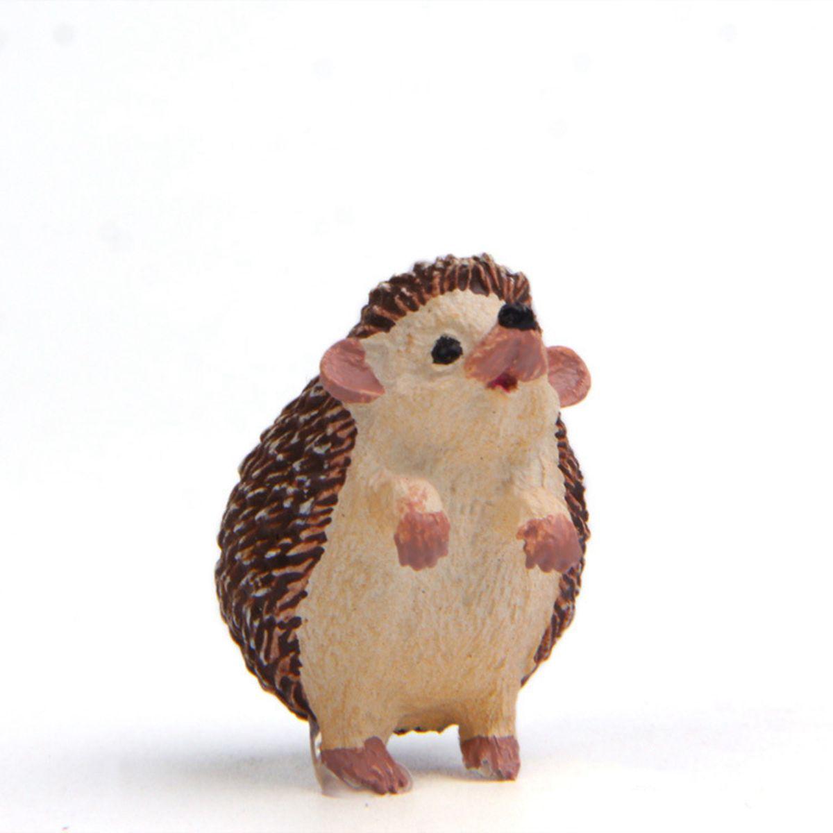 

Moss Landscape Tiny Mini Statue Decoration Ornament Hedgehog Miniature Animal Figurine A