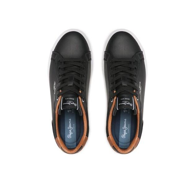 Мужские кроссовки Pepe Jeans Kenton court pms30839 чёрные