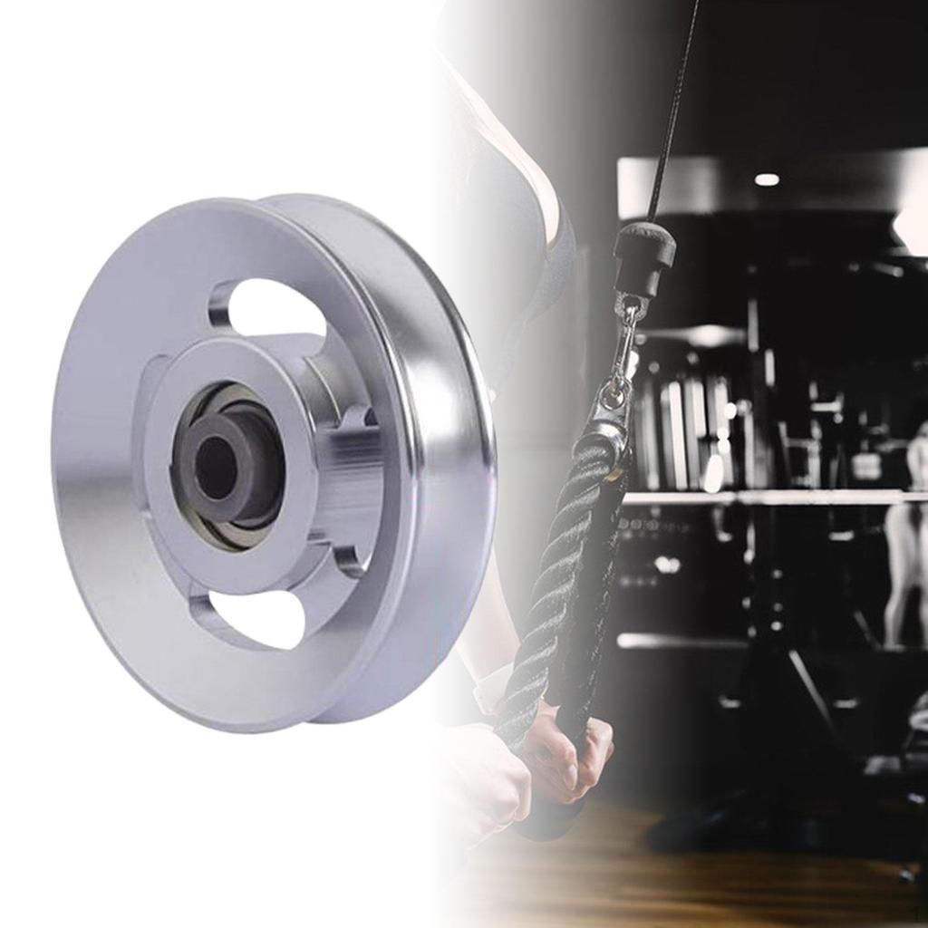 Aluminium Alloy Bearing Pulley Wheel, Durable Gym Cable Fitness Equipment Accessories
