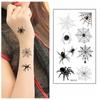 40Sheets Cosplay Props Spider Temporary Tattoos DIY Lifelike Body Art Stickers Facial Makeup Waterproof Halloween Stickers