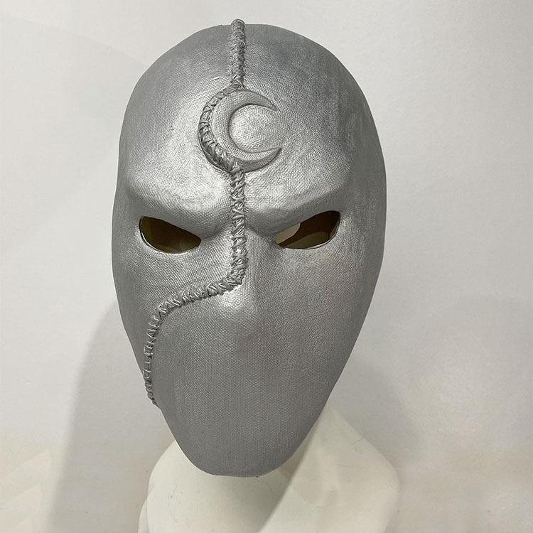 

New Moon Knight Halloween latex mask, Marvel-style blue luminous upgraded version 40826