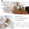 [Ganve] Fragment Case for Women, Genuine Leather, Stylish Pass Case with Coin Purse, Cowhide Leather, Double-Sided, Cute Coin Case, Mini, Brand, Thin