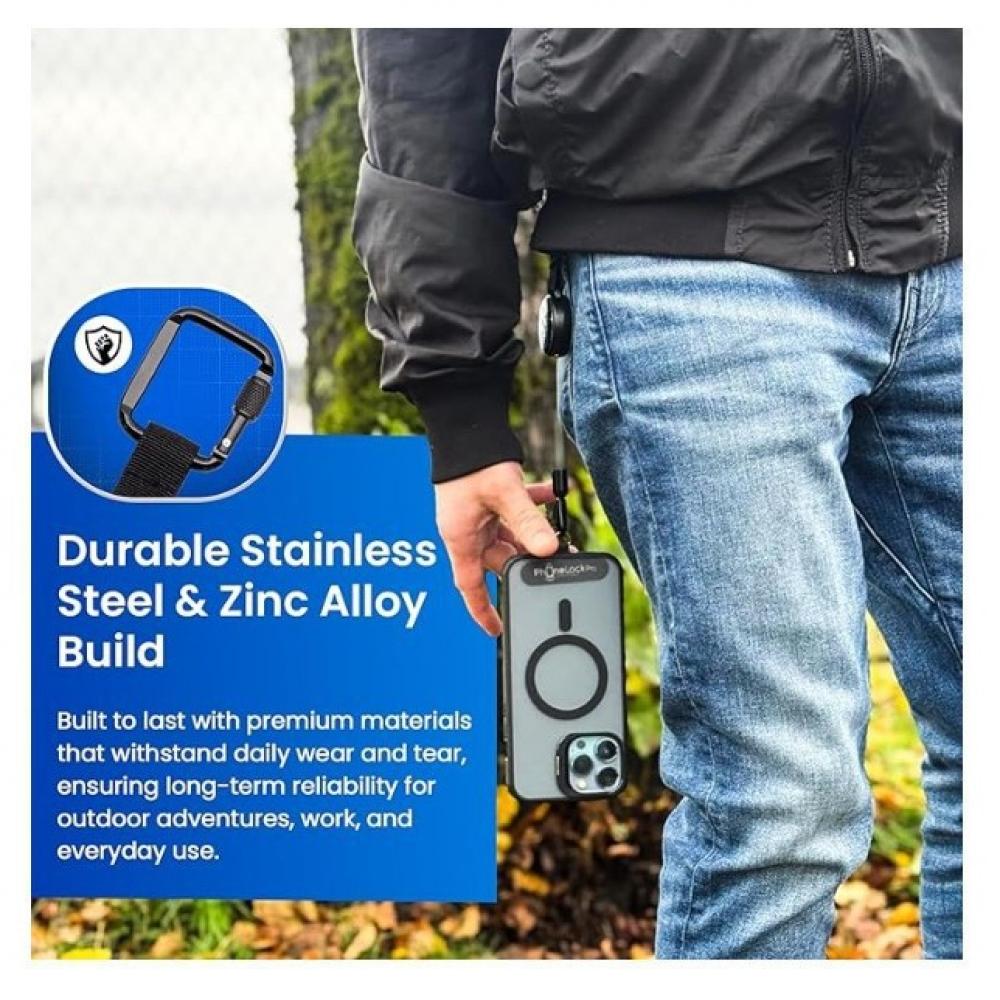 Retractable Anti-Theft Phone Holder Rope Cellphone Lanyard Strap Smartphone Case Safety Tether with Belt Clip Cellphone Lanyard 5