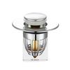 Universal Bathroom Deodorizing Basin Drain Plug with Push-Type Copper Core