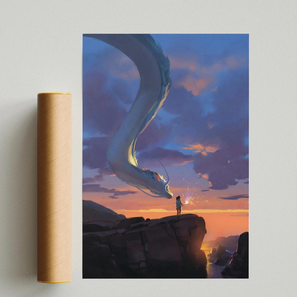 Pop Anime Figure Miyazaki Hayao/Patlabor/Totoro Manga Poster Aesthetic Wall Art Home Kids Kawaii Room Decor Vintage Canvas Print