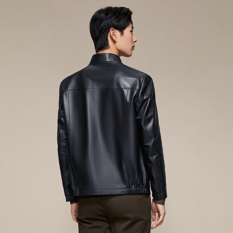 Septwolves Men's Lightweight Sheepskin Leather Jacket