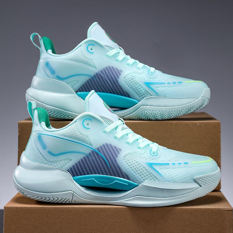 Teenager rutschfest, verschleißfest und stoßdämpfend echte Basketballschuhe, Herren- und Damen- ultraleicht und atmungsaktiv Studenten-Freizeit