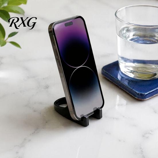 Vertical Phone Stand 3D Printed Holder, Space-saving Mobile for Desk Portable Lightweight Cafe Hands-free
