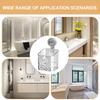 Shower Shelf Suction Cup Large Capacity Quick-Drain Suction Cup Storage Rack For Bathroom For Shampoo Soap Toothbrush