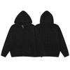 Unisex Oversized Chunky Cable Knit Hooded Sweater Winter Casual Streetwear Pullover