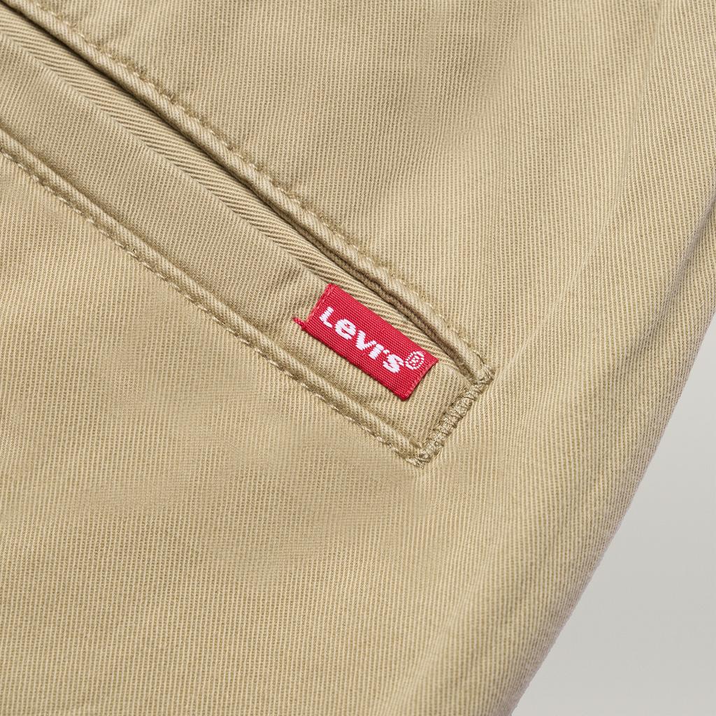 Levis Solid Color Loose Straight Casual Work Pants Men Pants Khaki 007W8-0002