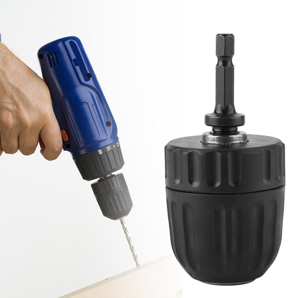 0.810mm Self Locking Keyless Chuck Impact Hammer Drill Bit Conversion Holder (#02)