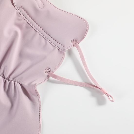 Gesichtsschutz Elastisches Gewebe 3D-Schnitt Gesicht Nacken Sonnenschutz Gesichtsschutz mit Verstellbaren Ohrbügeln Sommer Outdoor Gesichtsschutz