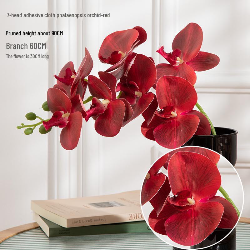 Luxury Realistic Phalaenopsis Artificial Flower for Weddings and Home Décor