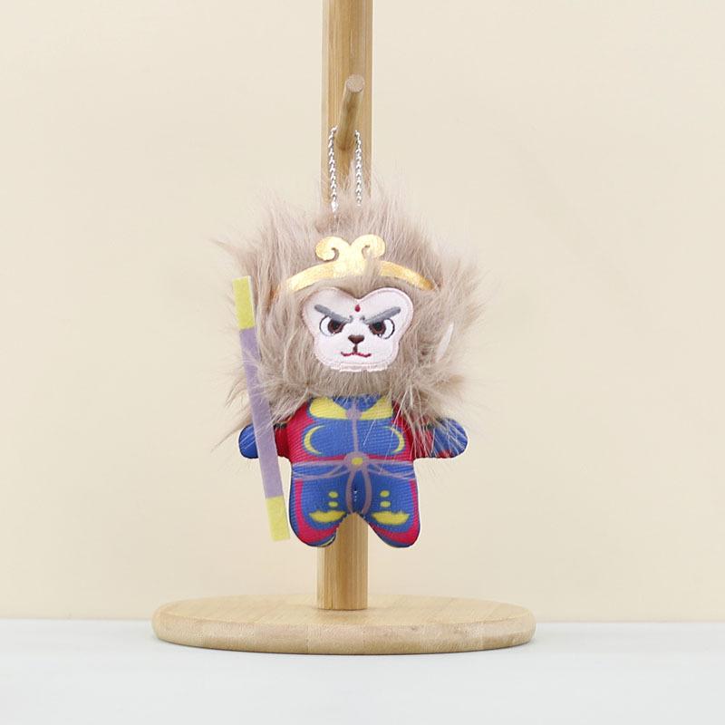 Soft And Cuddly Cartoon Plush Doll Keychain Of Sun Wukong Zhu Bajie And Tang Seng