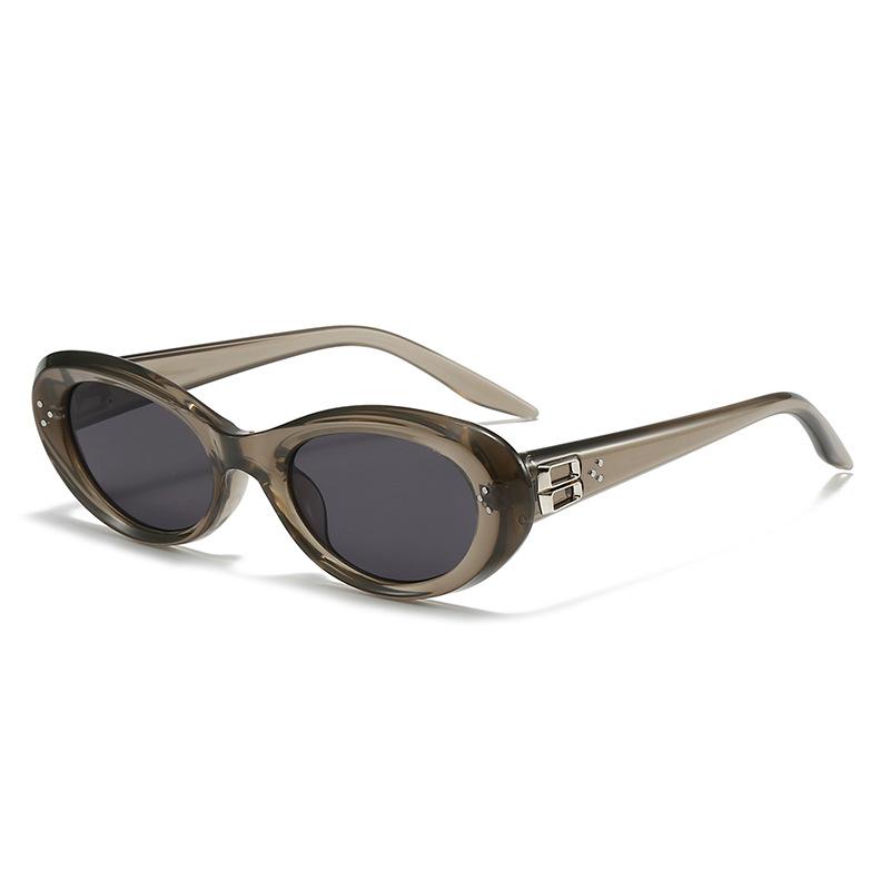 Stylish Cat-eye Retro Oval Sunglasses for Women and Men, High-end Eyewear