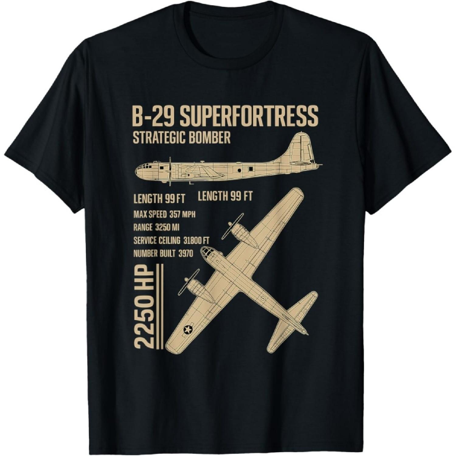 B-29 Superfortress _ Винтажный Военный Самолет Подарок Футболка S