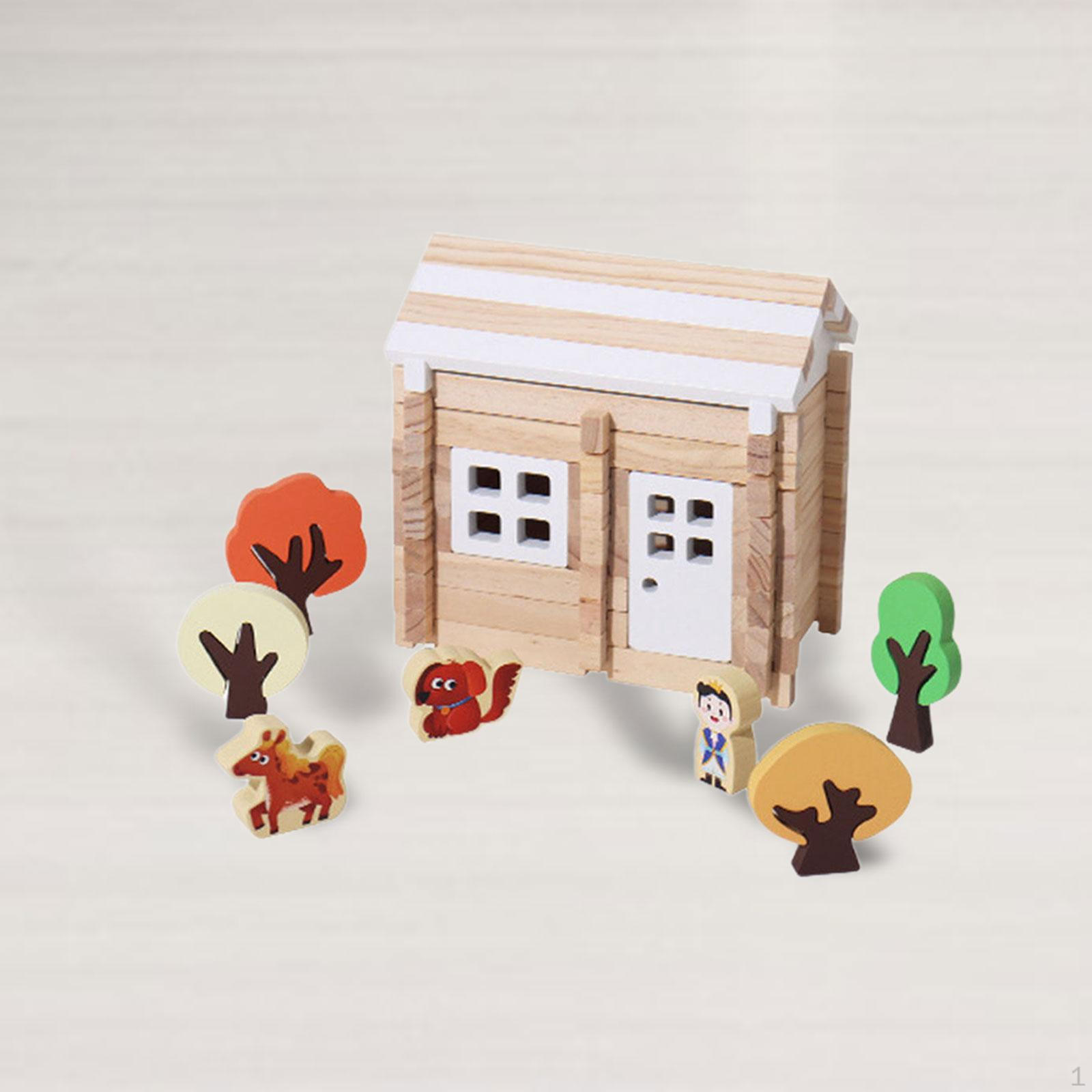 

Creative Wooden Building Blocks Set for Kids And Adults