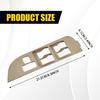 Master Power Window Switch Bezel Trim Beige Driver Left For 98-02 Toyota Corolla