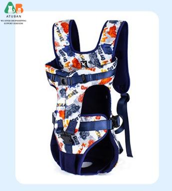 

ATUBAN Dog Backpack Carrier,Legs Out Easy-fit Dog Front Carrier for Dogs,Adjustable Hands Free Chest Carrier for Hiking Cycling S кораловий