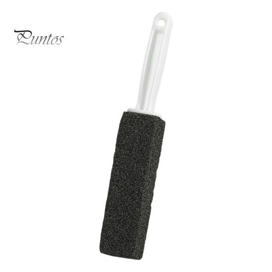 Pierre ponce pour toilettes Élimination des taches d'eau dure Dépôts de calcium Manche long Poignée ergonomique Nettoyant pour toilettes