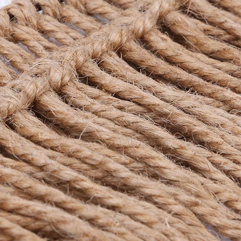 Tongue Drum Wrapped Braided Rope Percussion Hand Pan Drum Handwoven Rope Ethereal Drum Accessories
