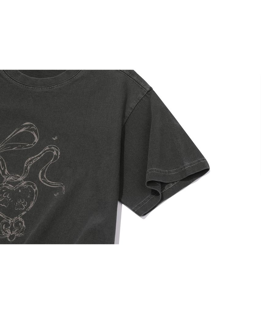 CPGN STUDIO Pouhartkey Short-Sleeve T-Shirt Pigment Black