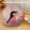 Portable Auto Folding Umbrella,Ariana Grande 8 Rib Waterproof Umbrella For Camping Commute