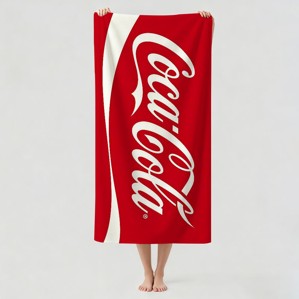 Modny nadruk C-CoCa C-ColaS Ręcznik Suszący Ręcznik Kąpielowy Nadaje Się Do Lekkiego Pływania Kempingu Jogi Plaża Na Zewnątrz